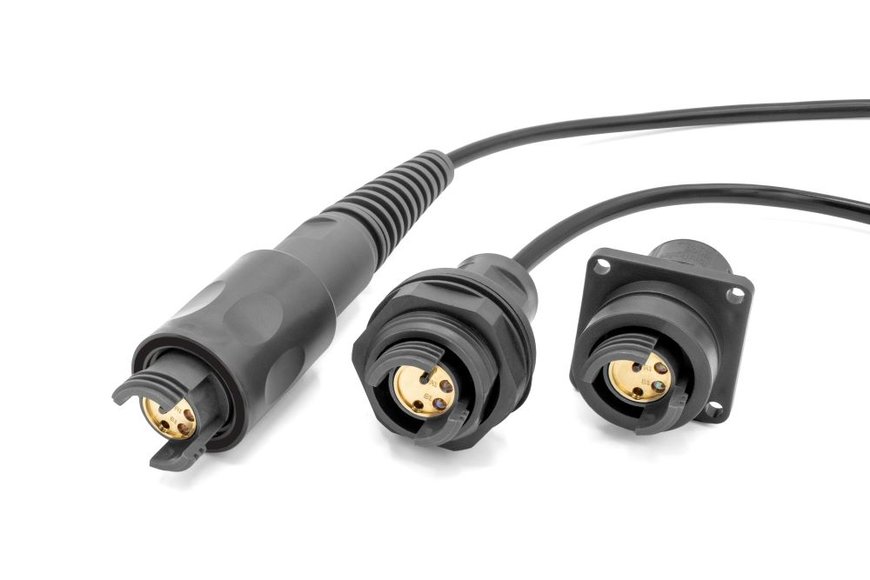 Bulgin introduces innovative expanded beam fiber optic connector technology